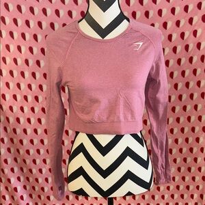 Gymshark pink/Mauve Long Sleeve Top